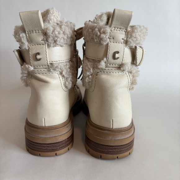 Circus NY by Sam Edelman womens cream Gretchen Faux Fur Winter Boots size 7.5 - Picture 5 of 10